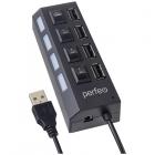 Perfeo USB-HUB 4 Port (PF-H030 Black)