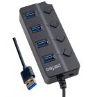 Perfeo USB-HUB 4 Port, 3.0 (PF-H032 Black)