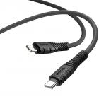 Type C-Type C 1 м, Hoco X67, 60 W, силикон, черный
