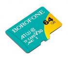 Borofone microSD 64Gb (Class 10 A1) UHS-I U3 V30