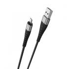 USB Lightning Borofone BX32, 0.25 м, 5 А, черный