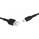 USB Micro Hoco X20/ 2m/ 2A/черный
