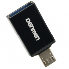 USB Micro vDenmenv DU15 переходник черный