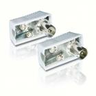 Philips SWV2561W/10 комплект из 2-х угловых PAL  разъемов (M+F)
