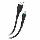 USB Micro GFPower F16M 1.0м 3,6A ПВХ индикация черный