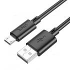 USB Micro Hoco X88/ 1m/ 2.4A/ черный