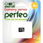 Perfeo microSDHC 4Gb (Class 10), без адаптера