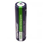 GoPower 18650 (Panasonic NCR18650B) 3.6V 3400mAh с защитой выс.конт.