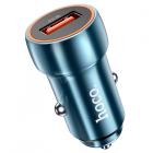 ЗУ Авто Hoco Z46 1USB/3A, голубой сапфир