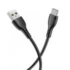 USB Type-C Borofone BX51 1м 3A, черный