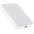 Borofone BJ25 Powerbank 10000 mAh, PD20W+QC3.0, беспроводная зарядка, белый