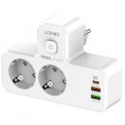 Ldnio SE2337 2 розетки, 3USB