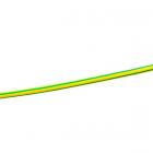 Термоусадка Rexant 3.0/1.5 мм 1м желто-зеленая