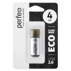 Perfeo USB 4GB E04 Silver econ.series