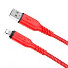 USB Lightning Hoco X59 2,4A 2м. красный