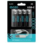 ФАZА AA 3000 mWh USB BL4