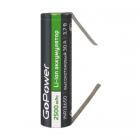 GoPower INR 18650 3.7V 2500mAh PC1 30A б/з с выводами плос.конт